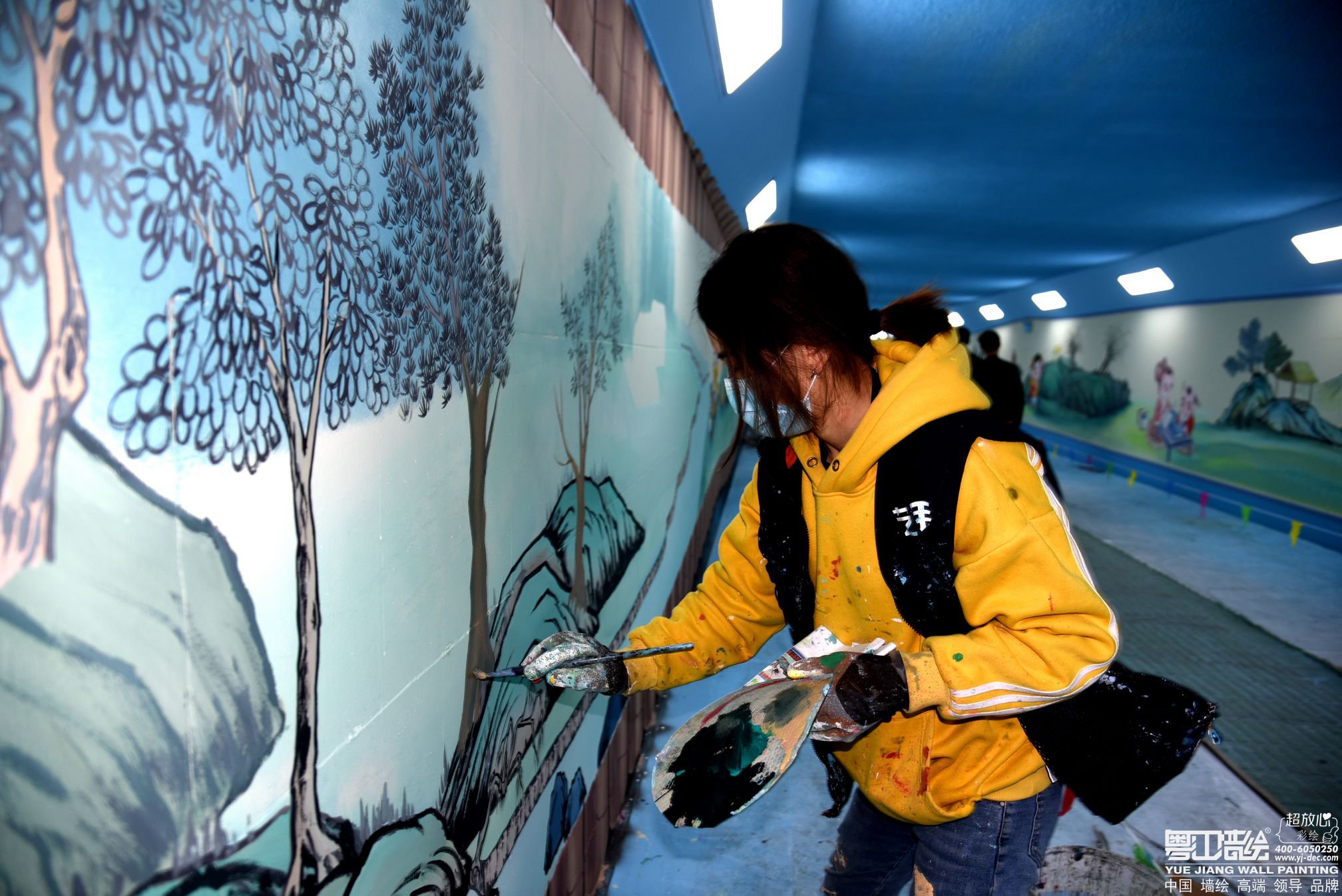 解放社区墙体彩绘提升社区“微治理”